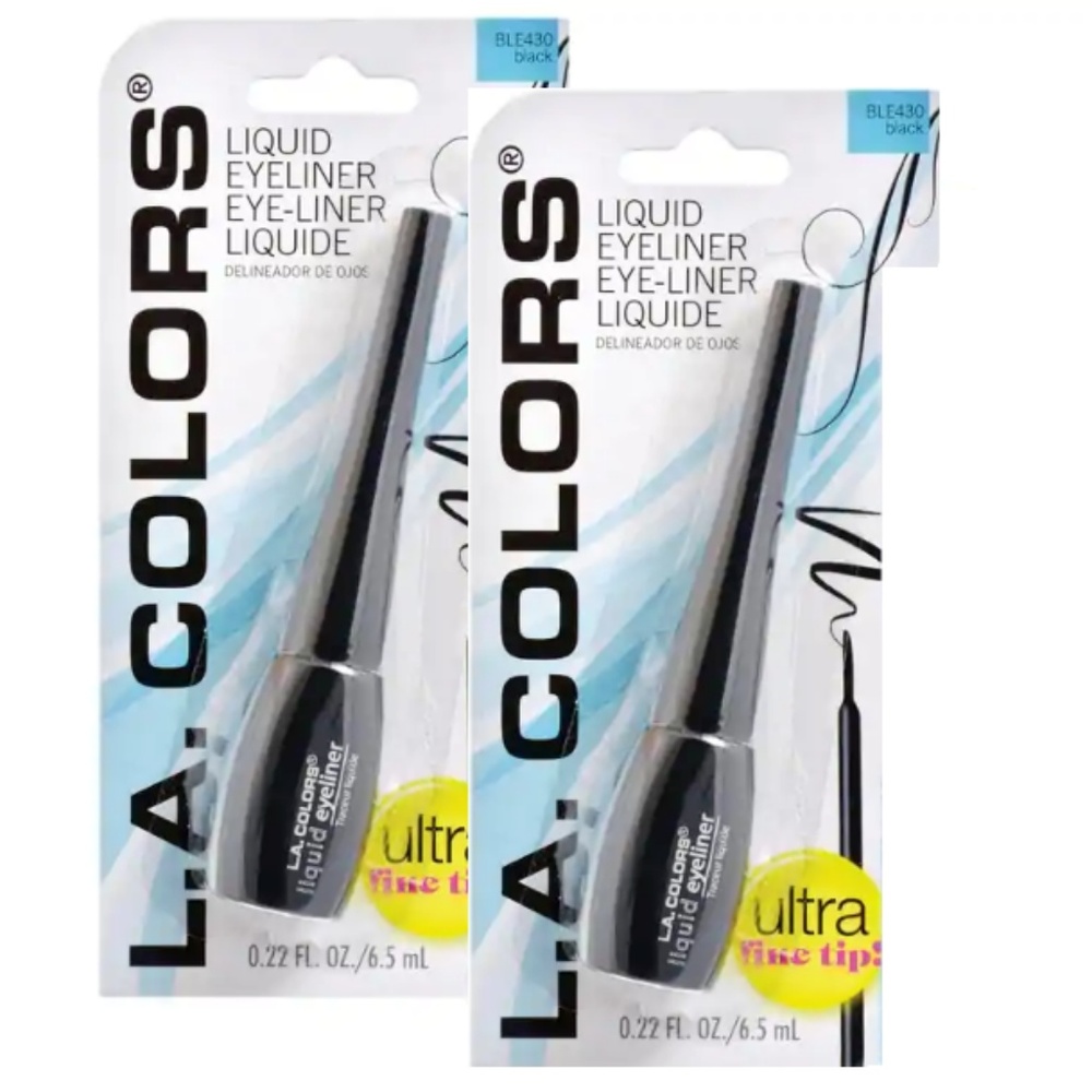2-Packs L.A. Colors - Liquid Eyeliner
